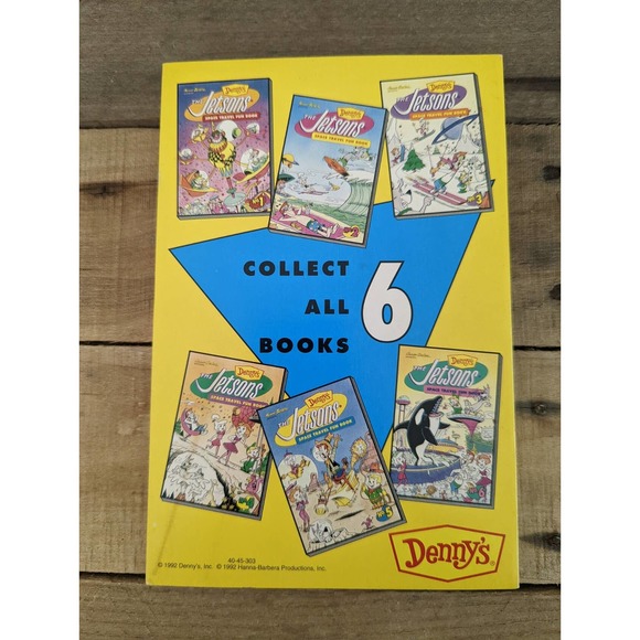 Vtg 1992 Denny's Hanna-Barbera Presents The Jetsons Space Travel Fun Book No. 4 - Picture 3 of 10